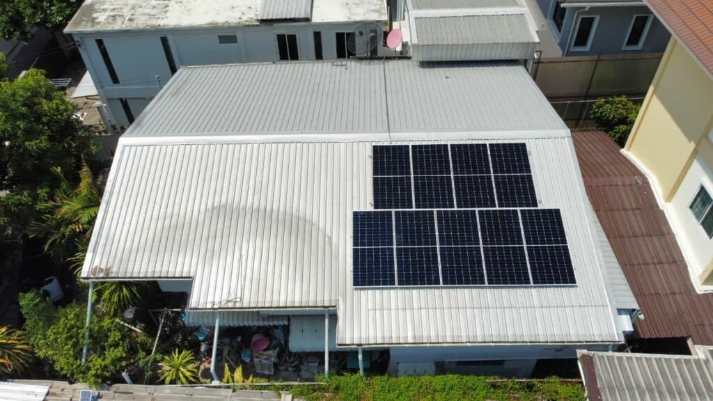 Solar_cell_5kW1P+optimizer_Din_Daeng_distrit_Bangkok