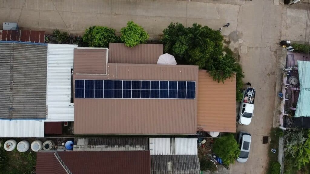 Installation-Solar-cell-7.54kw-on-grid-hybryd-Chomphra-Khonkaen