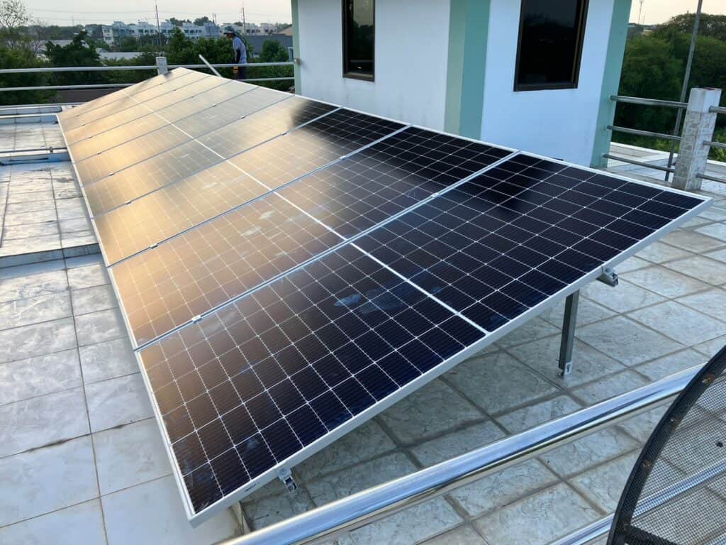 Installation-Solar-cell-5kw-1phase